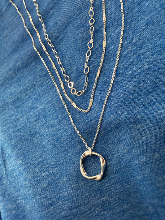 Fleece Leggings & Stackable Necklace Bundle