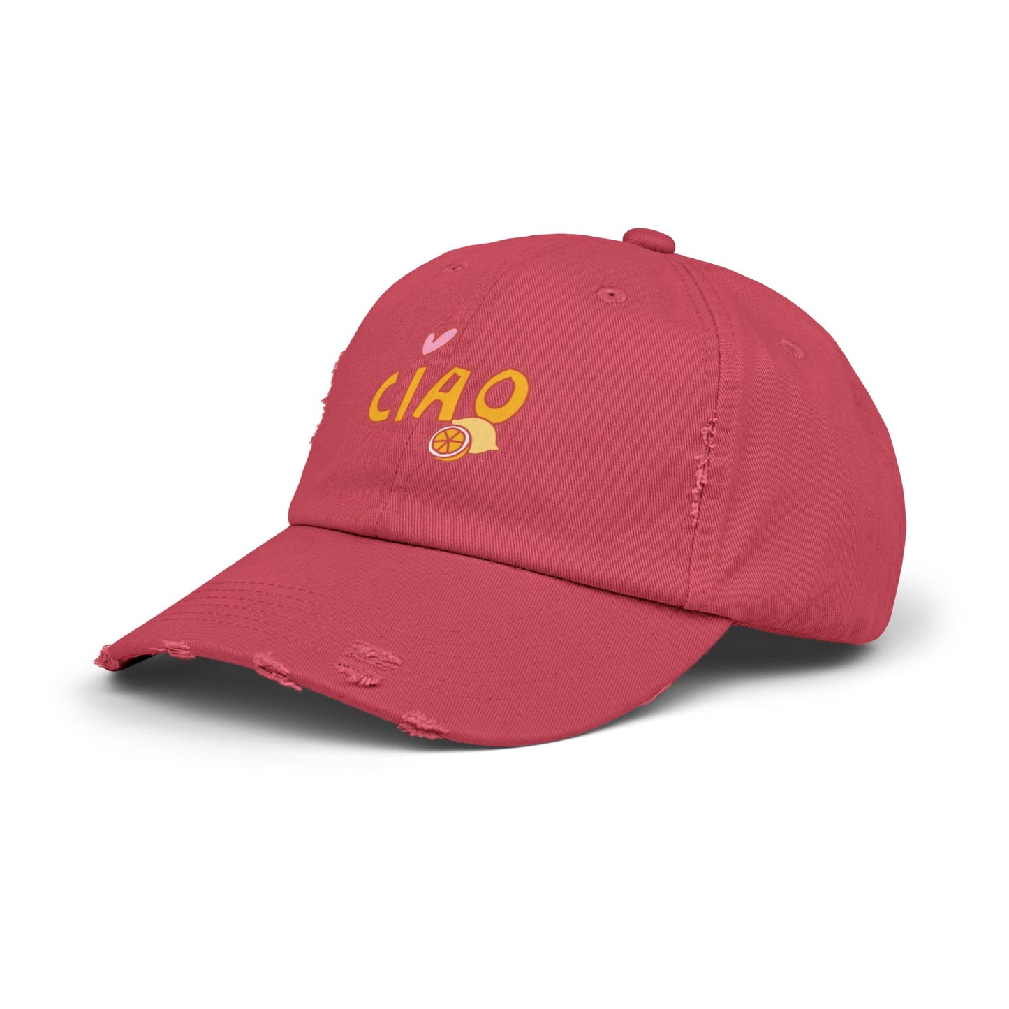 Ciao, Amore Distressed Hat