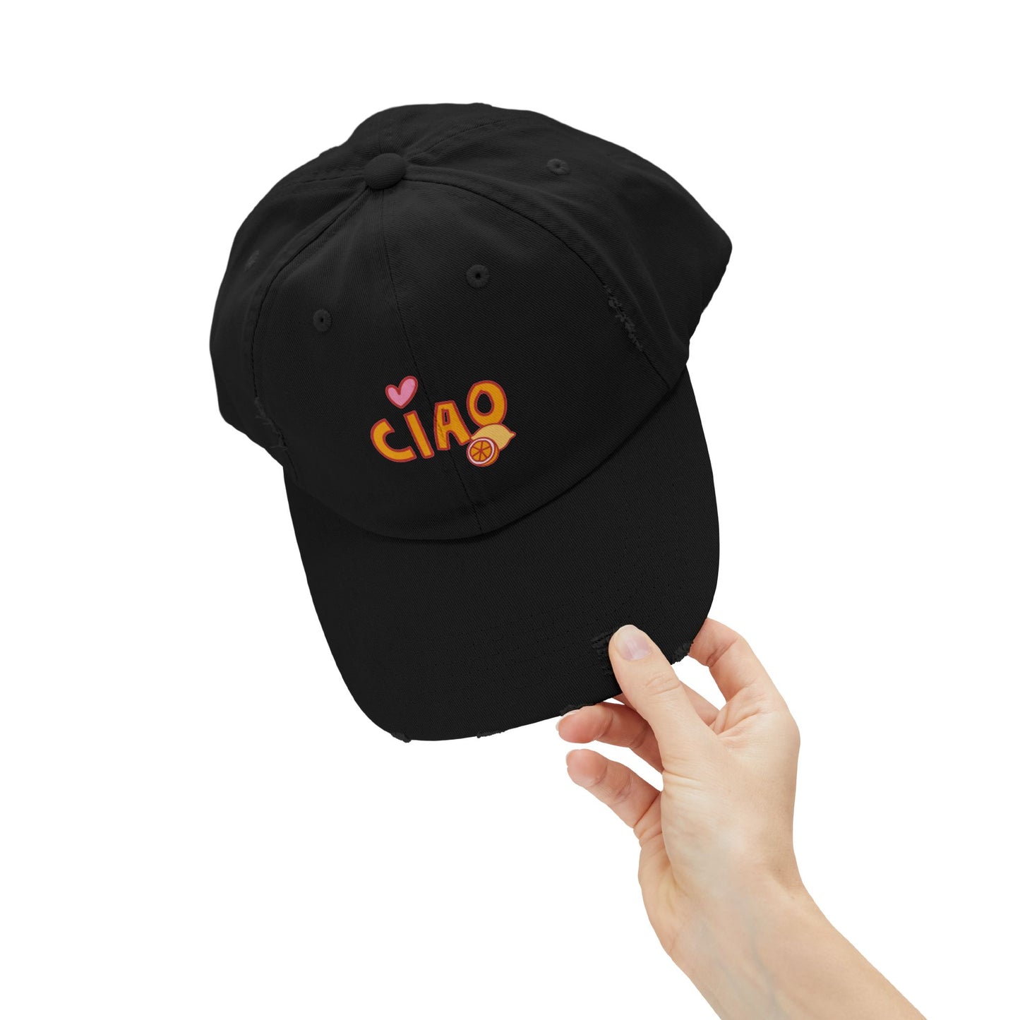 Ciao, Amore Distressed Hat