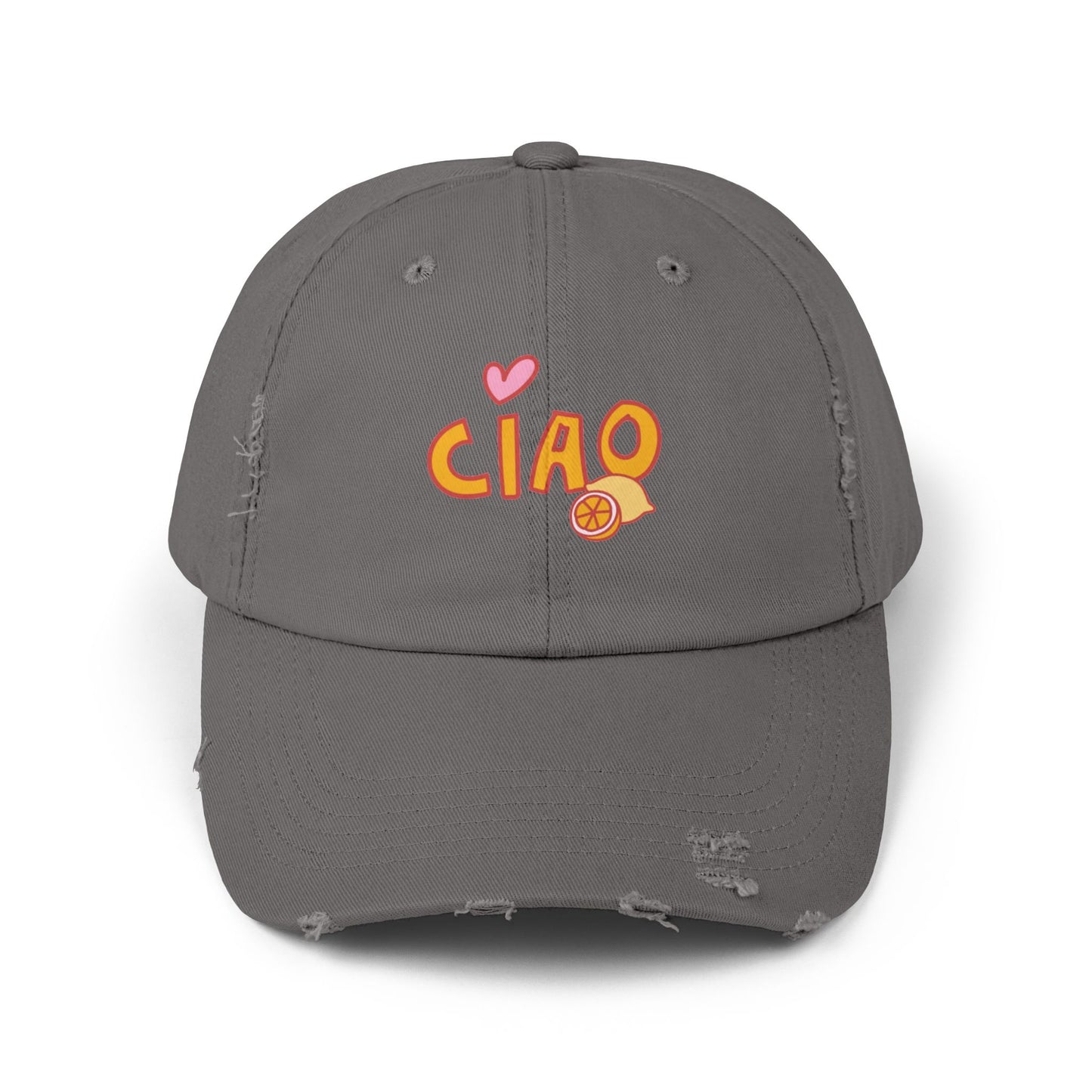 Ciao, Amore Distressed Hat