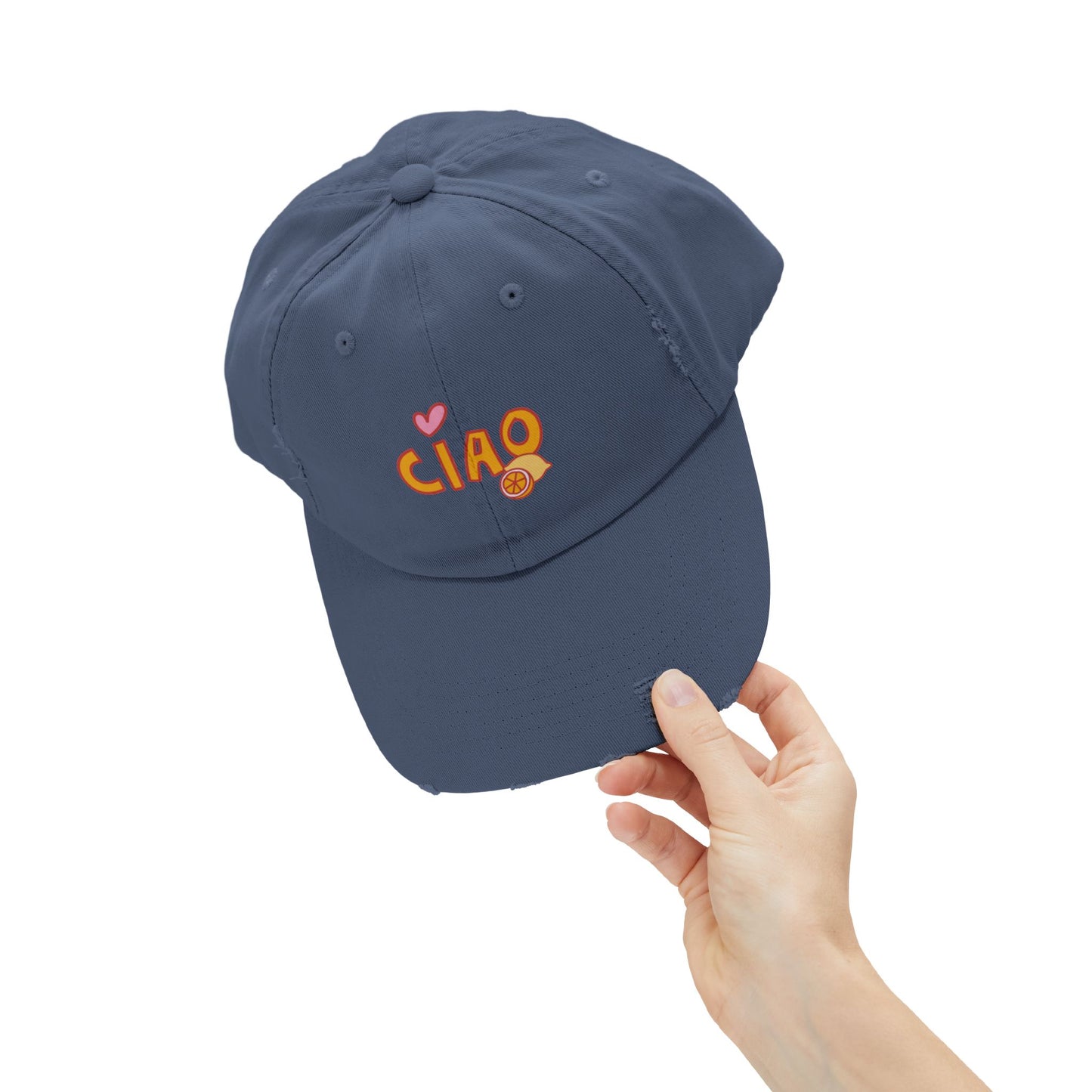 Ciao, Amore Distressed Hat