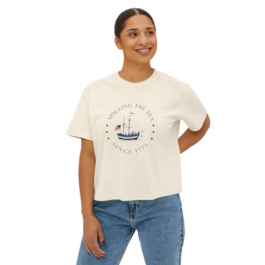 Spill the “Tee” - Cropped