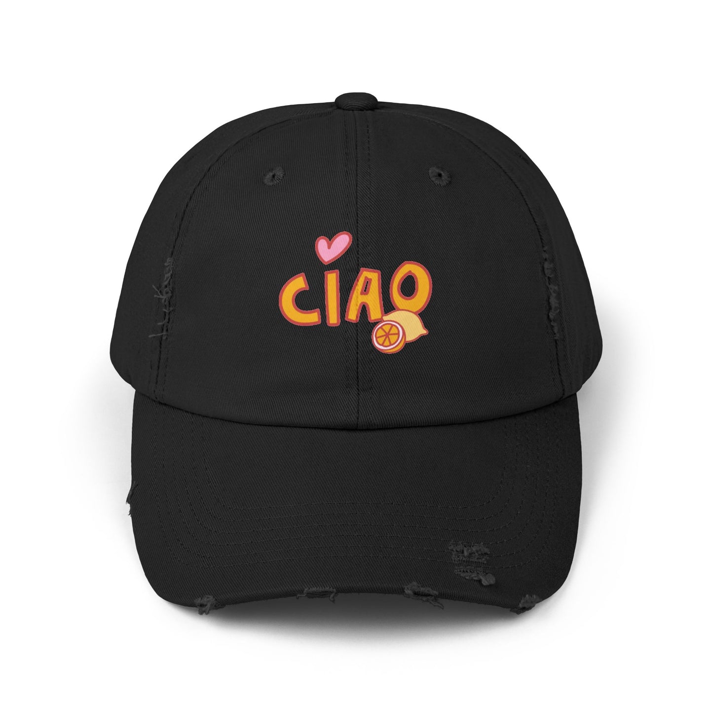 Ciao, Amore Distressed Hat