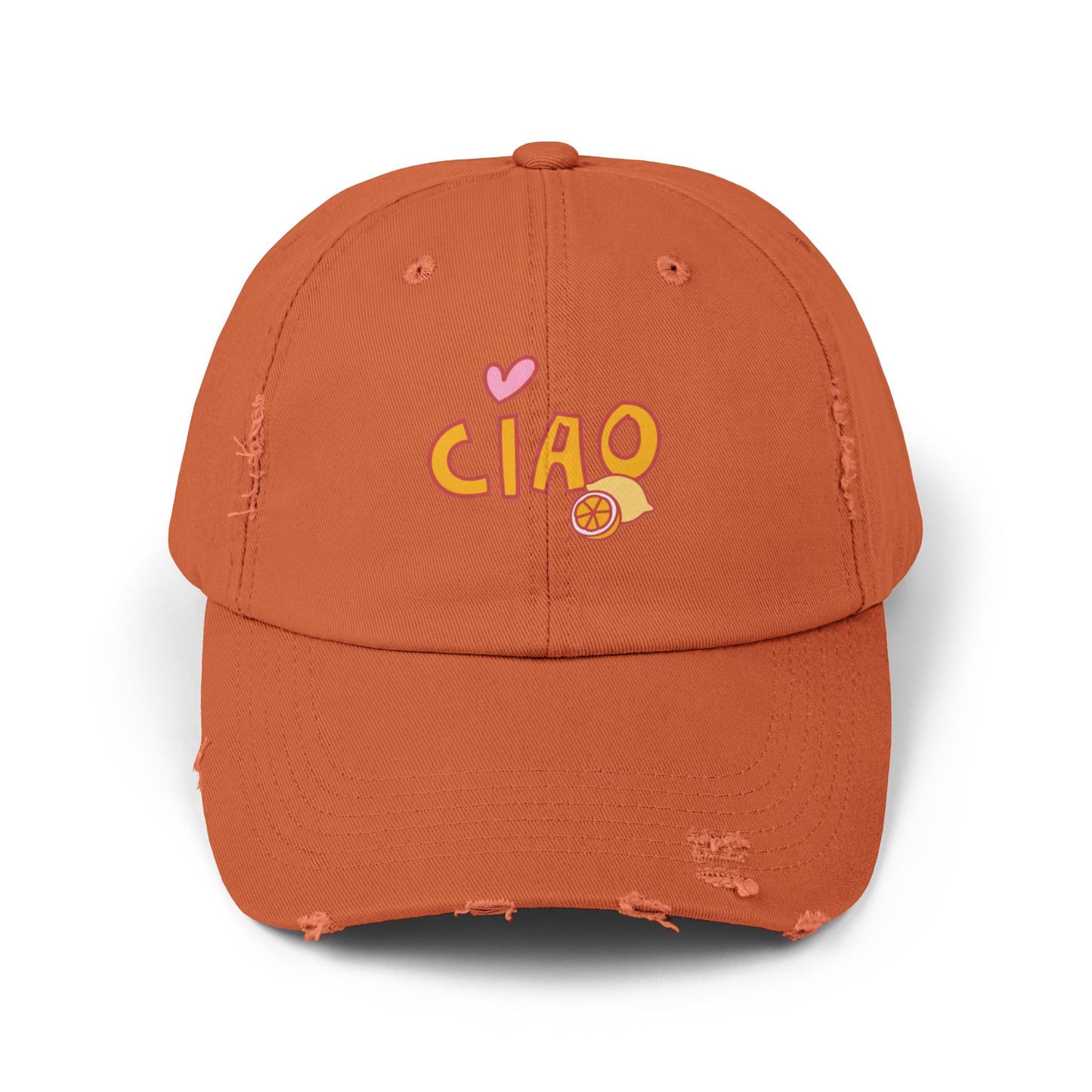 Ciao, Amore Distressed Hat