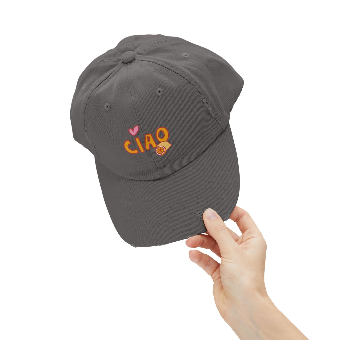 Ciao, Amore Distressed Hat