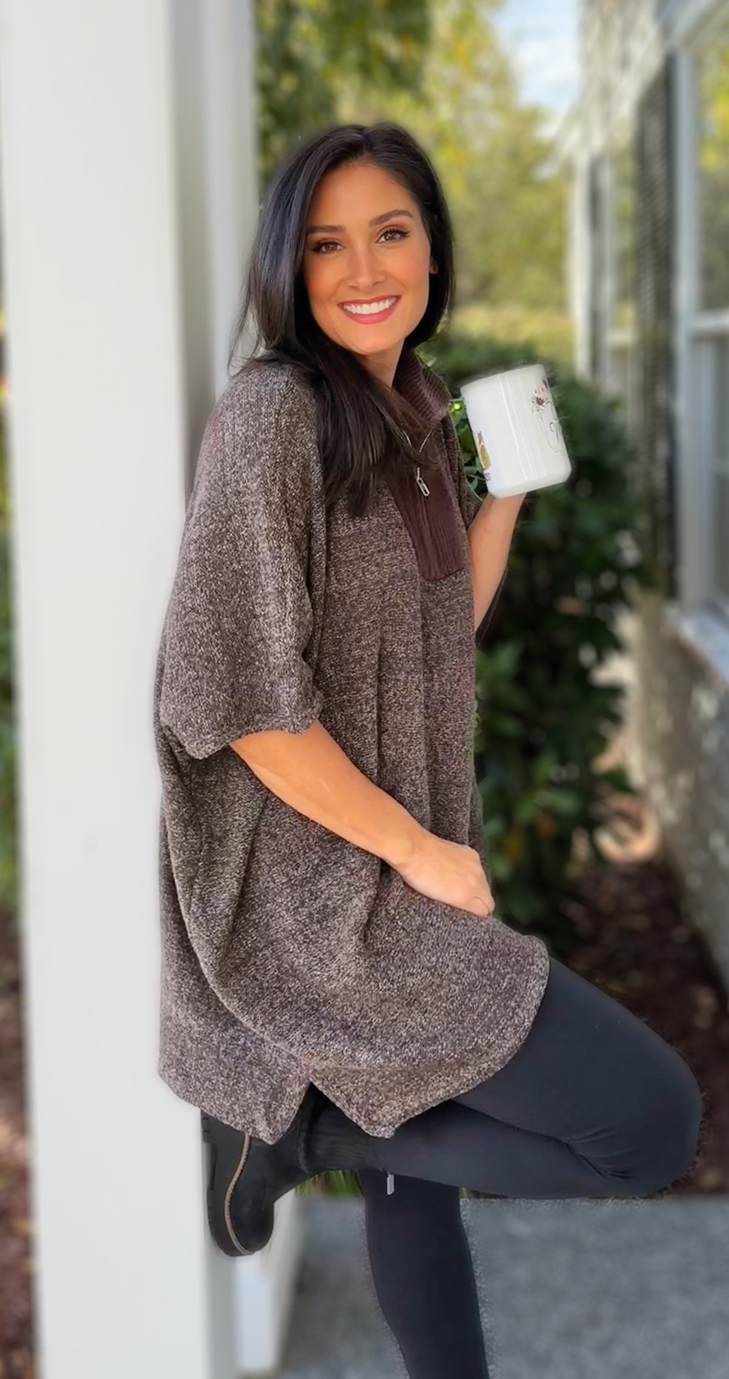 Cozy Up Quarter Zip Sweater