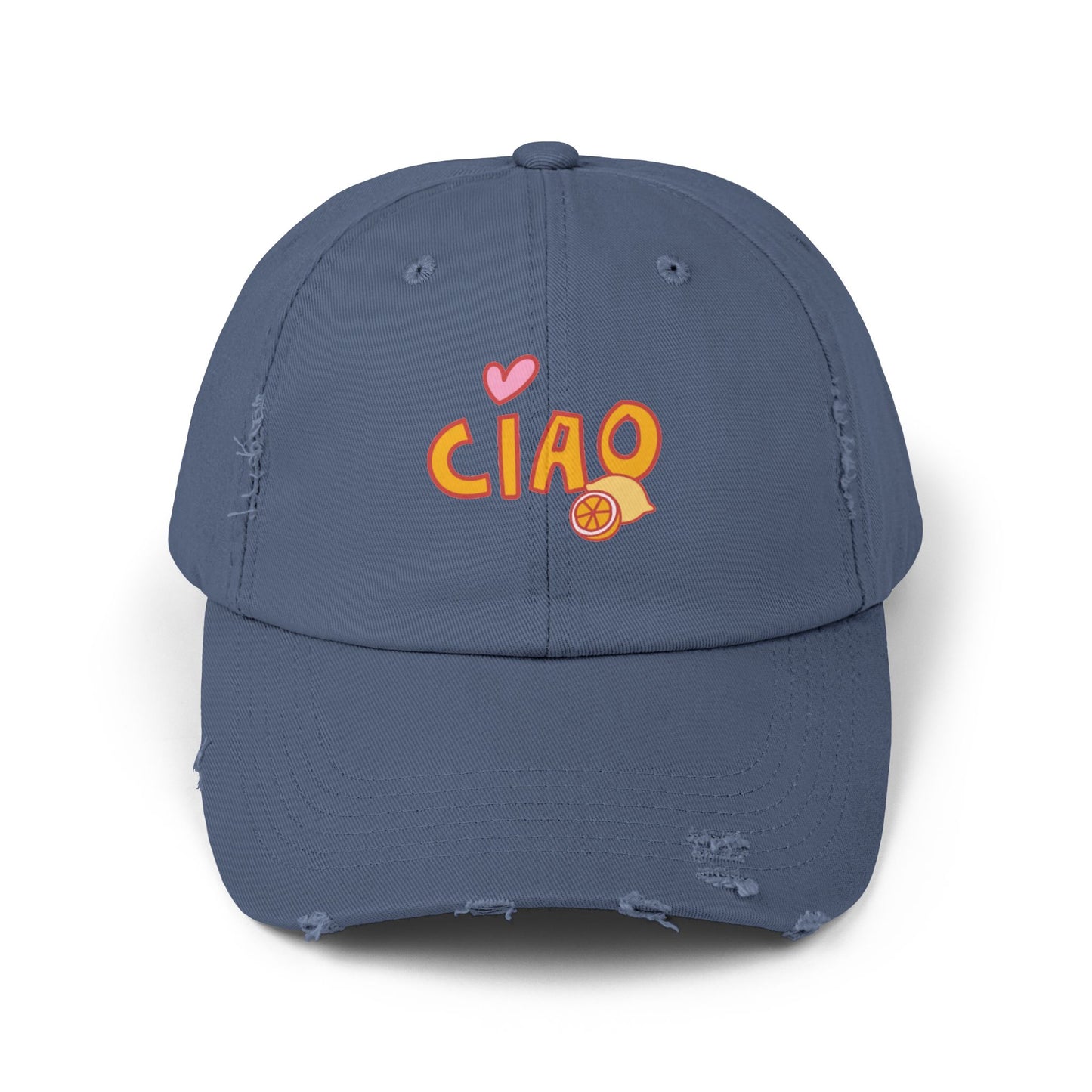 Ciao, Amore Distressed Hat