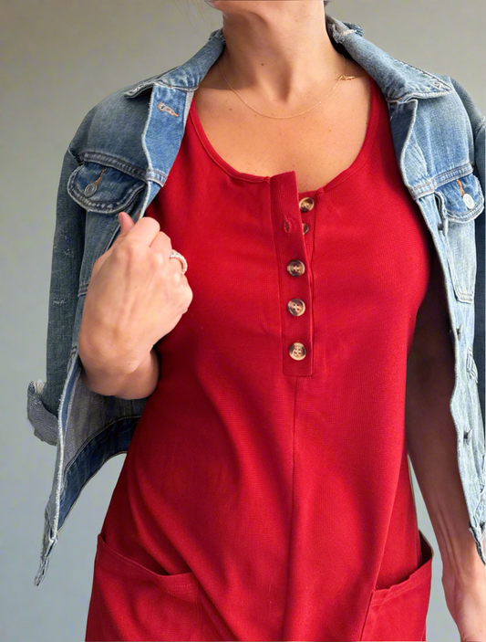 Beach to Bar Sleeveless Romper