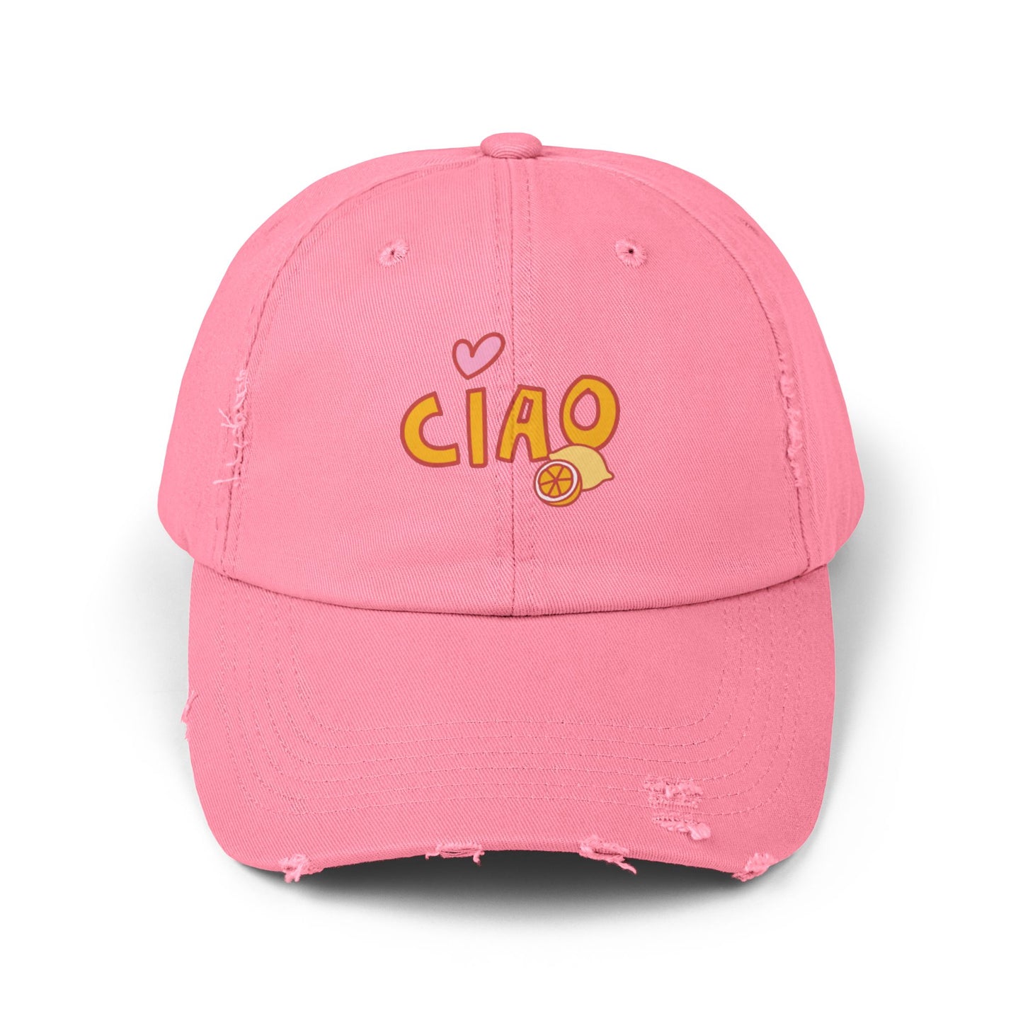 Ciao, Amore Distressed Hat