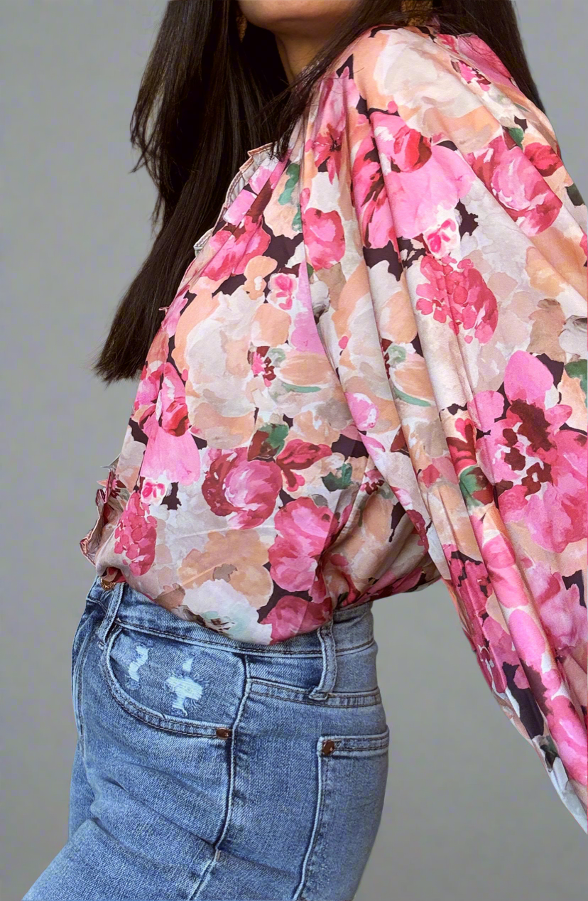 Petal Trim Button Down