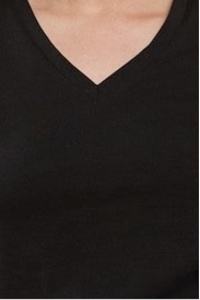 Classic V-neck Cotton Tee