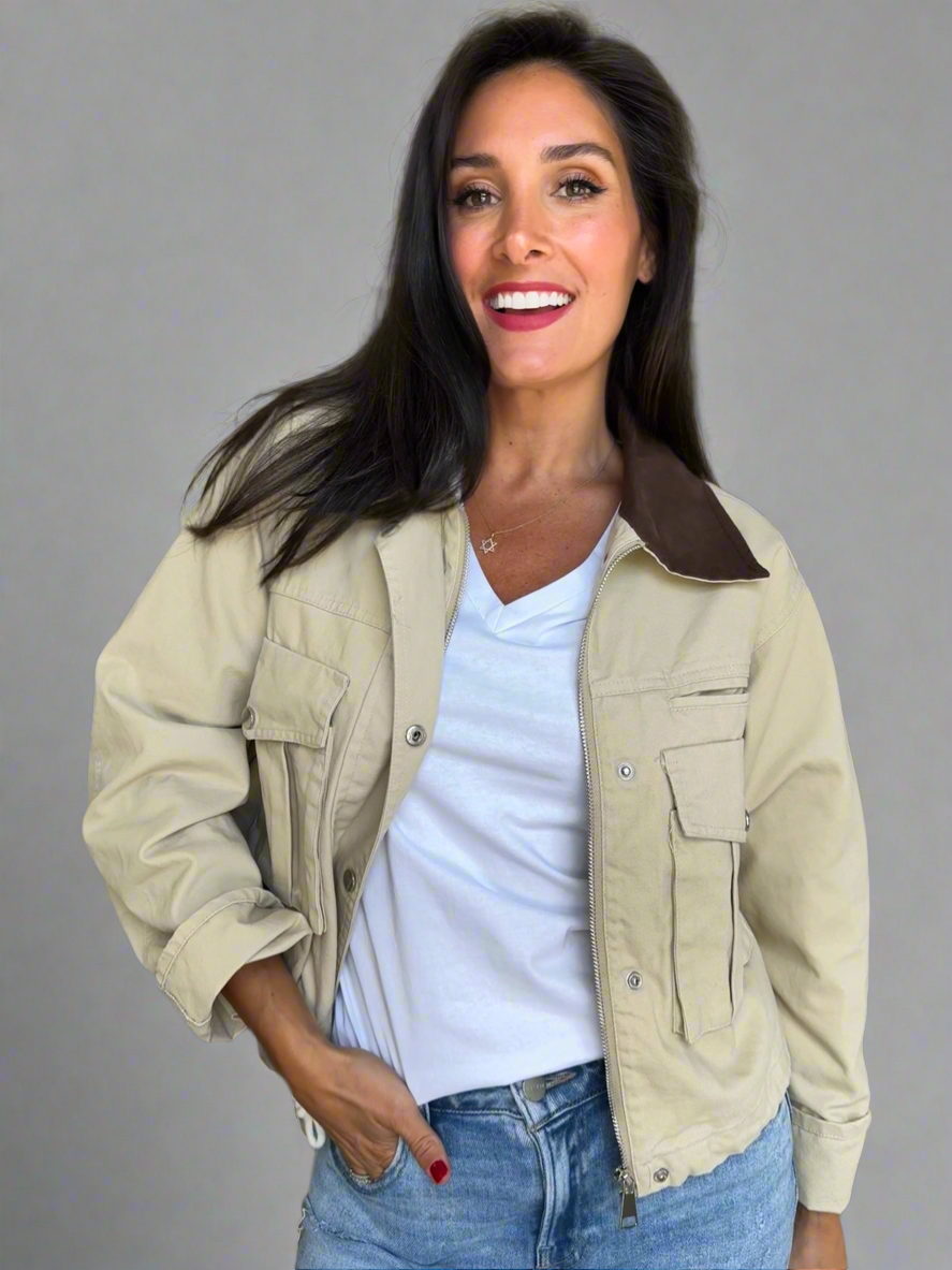 Classic V-neck Cotton Tee