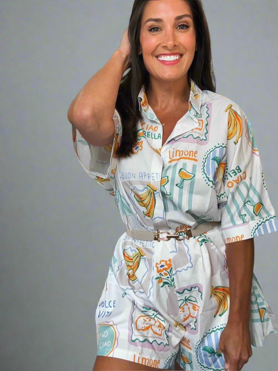 Riviera Summer Romper