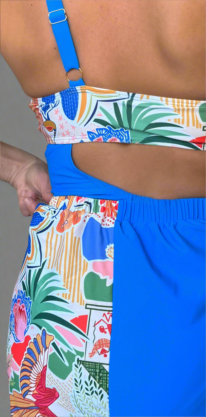 Lotus Lagoon Swimsuit Set