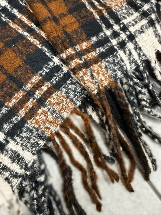 Winter Check Scarf