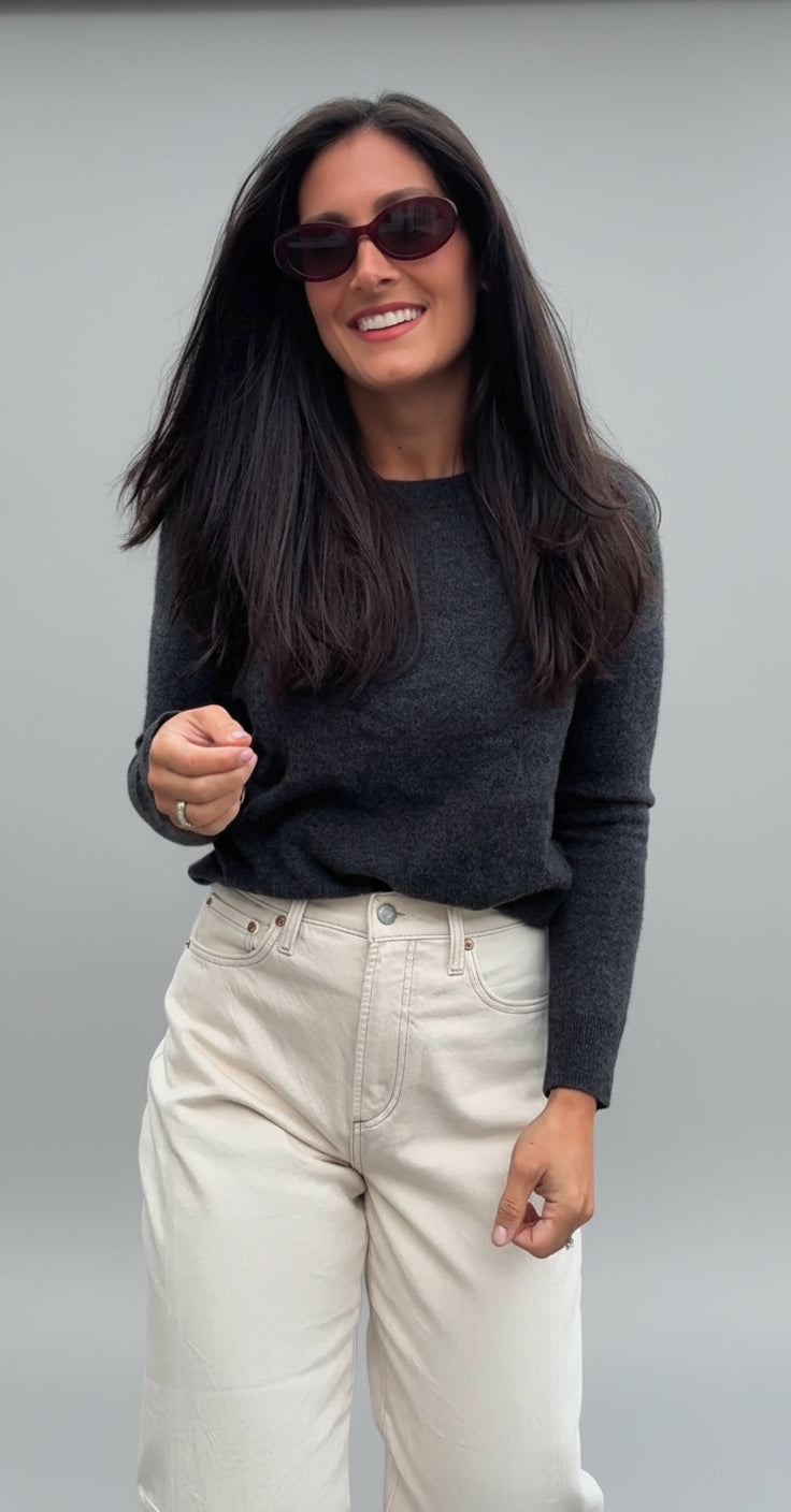 Classic Crew Sweater - 100% Wool