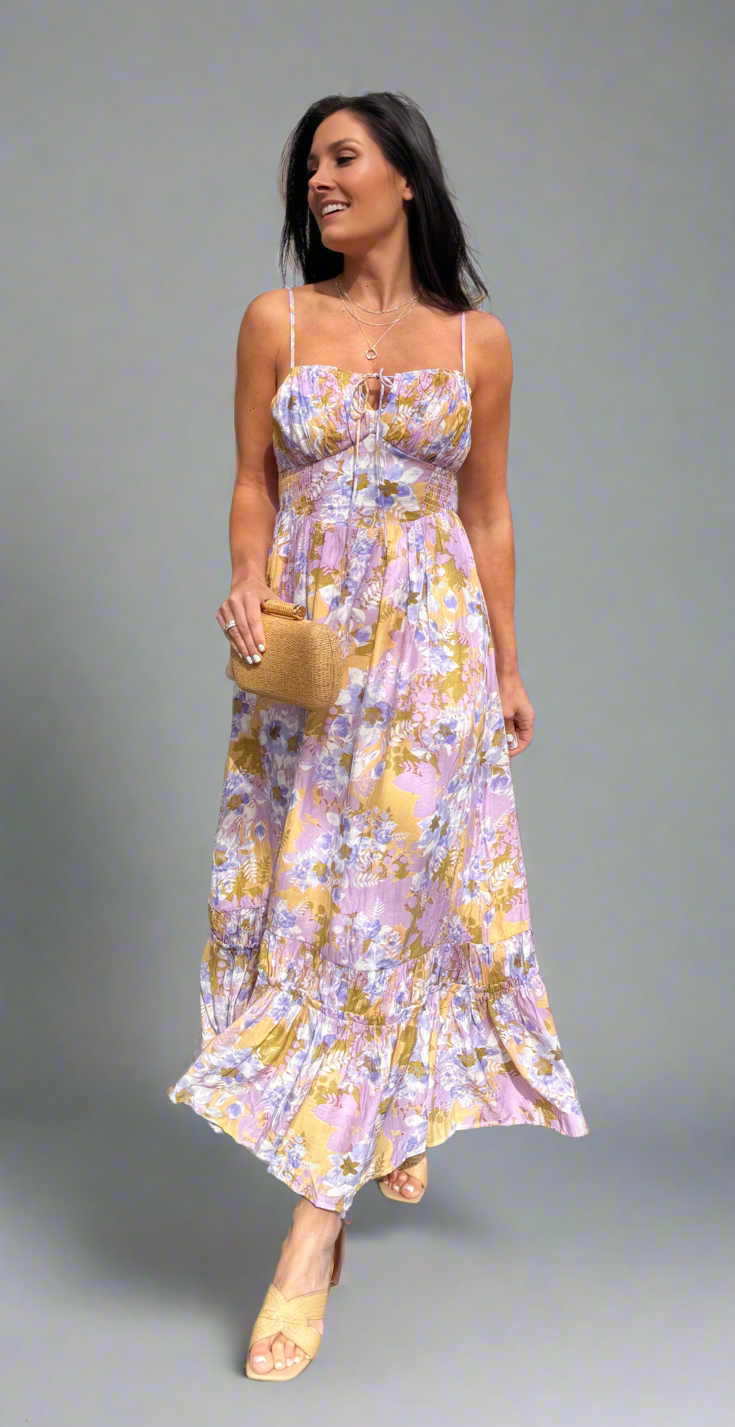 Garden Party Adjustable Fit Maxi Dress