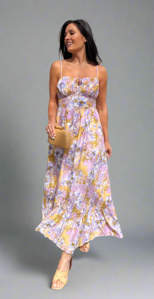 Garden Party Adjustable Fit Maxi Dress