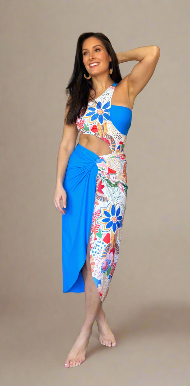 Lotus Lagoon Swimsuit Set