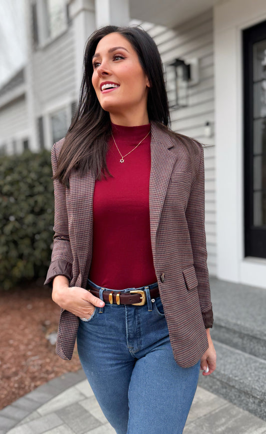 Comfort Fit Mock Neck