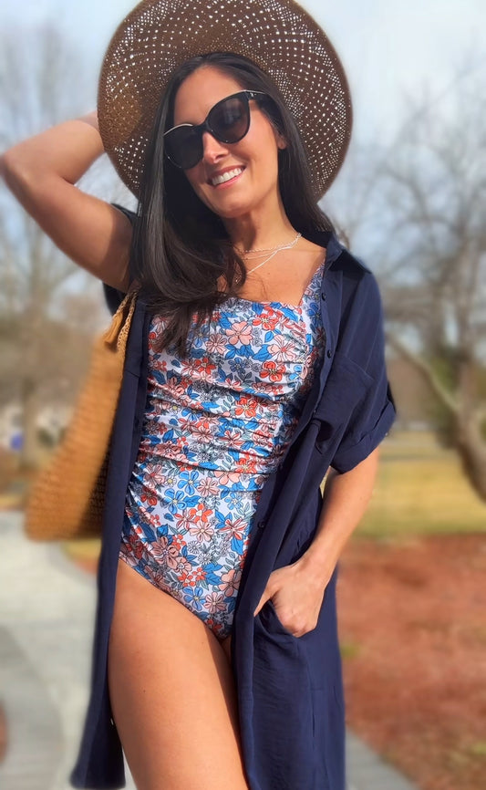 Tidepool One-Pc Swimsuit