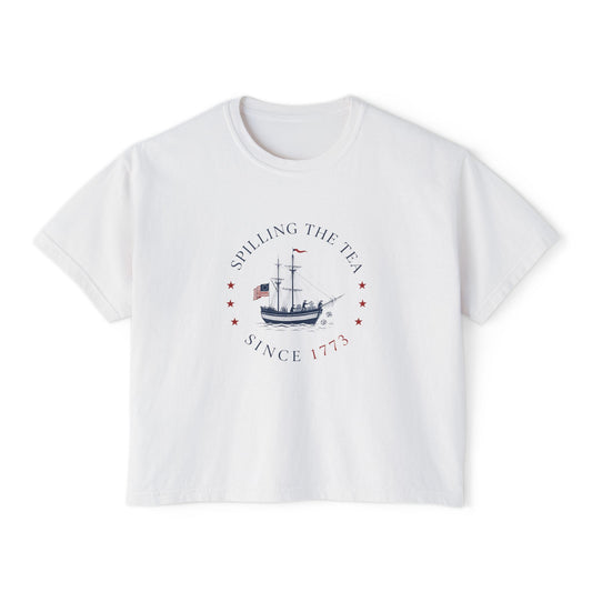 Spill the “Tee” - Cropped