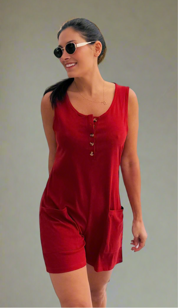 Beach to Bar Sleeveless Romper