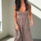 Shoreline Chic Tie-Back Maxi Dress