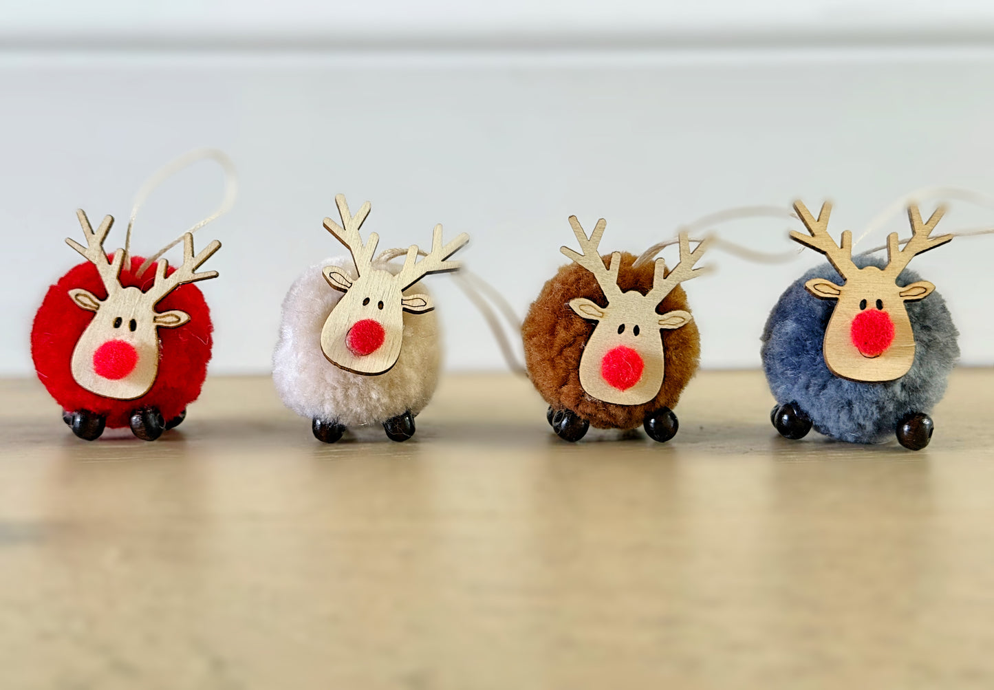Reindeer Pom Crew (4 pc)