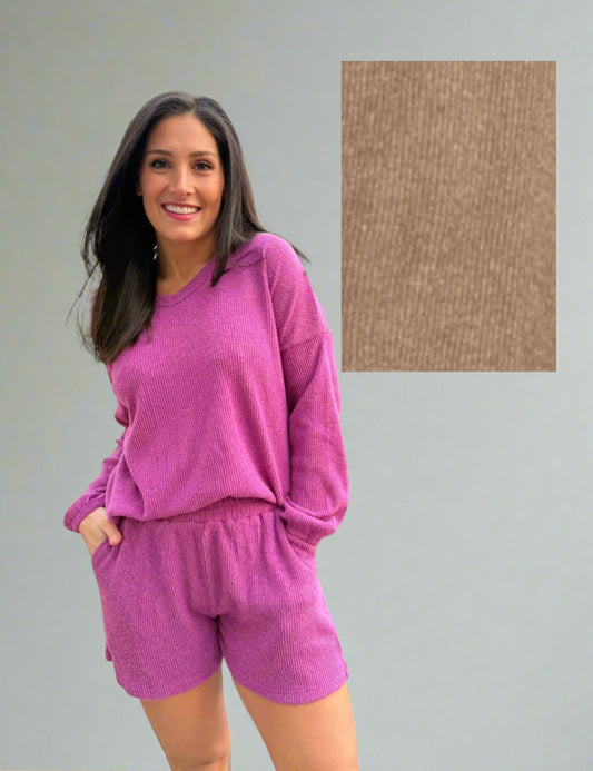 Weekend Warrior Lounge Set (CAMEL)