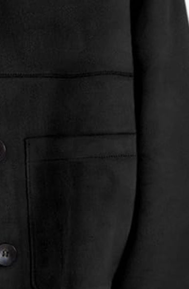 Patch Pocket Suede Jacket