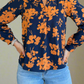 Perfect Bloom Notched Collar Blouse