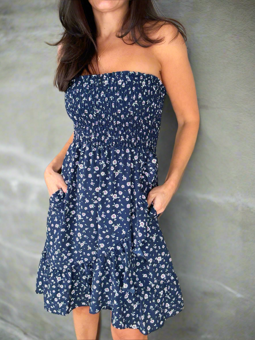 Wildflower Strapless Dress