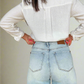 Perfect Fit High Rise Denim Shorts