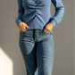 Sweetheart Ruched Sweater