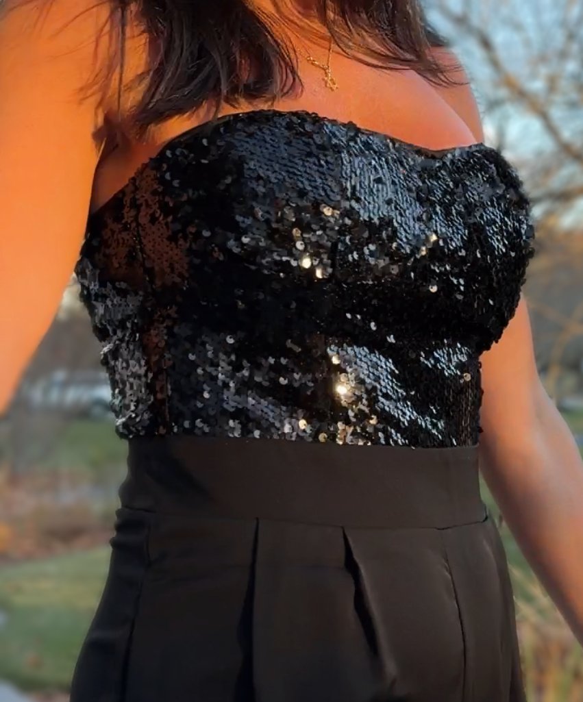 Champagne Shimmer Jumpsuit