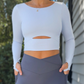 Power Cut Long Sleeve Top