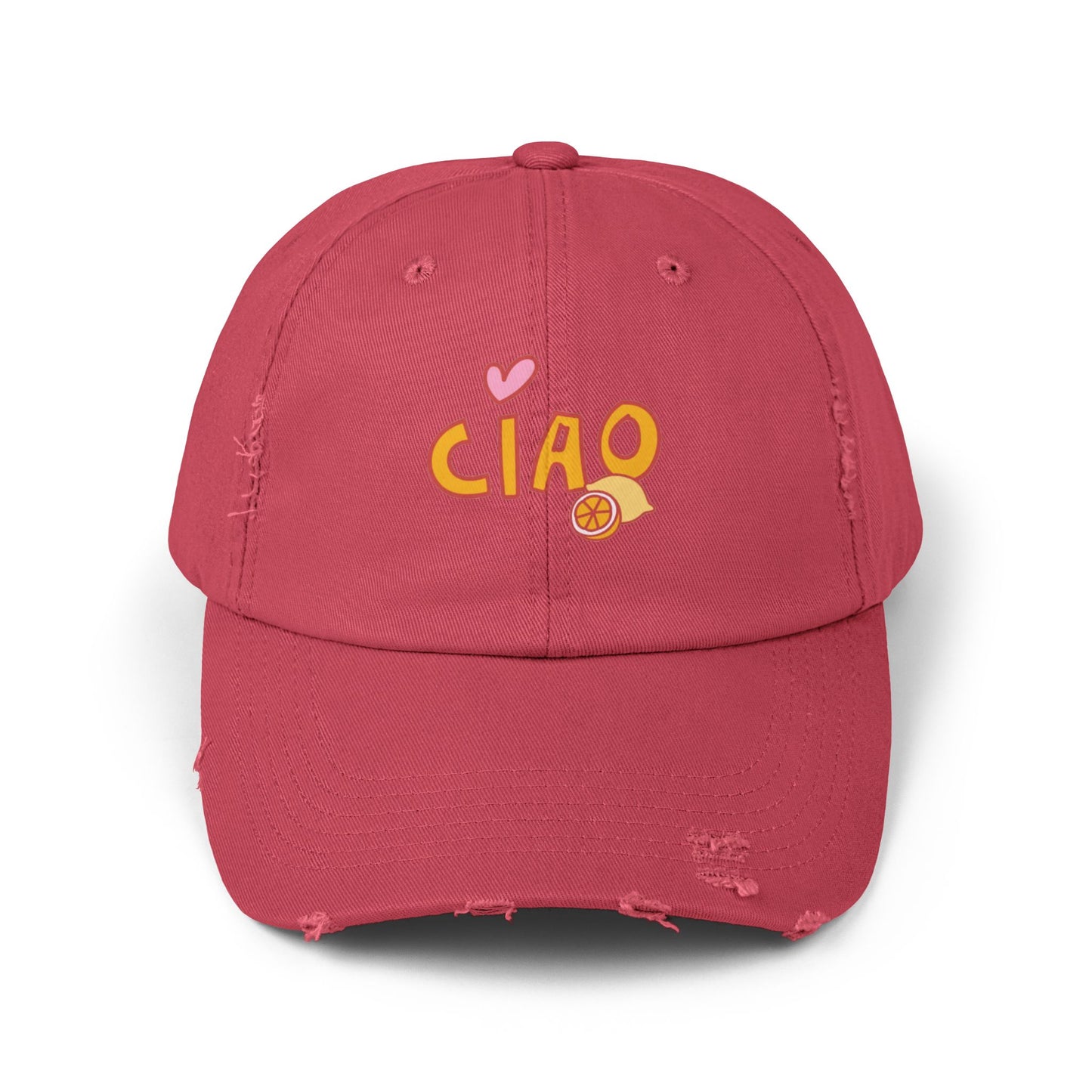 Ciao, Amore Distressed Hat