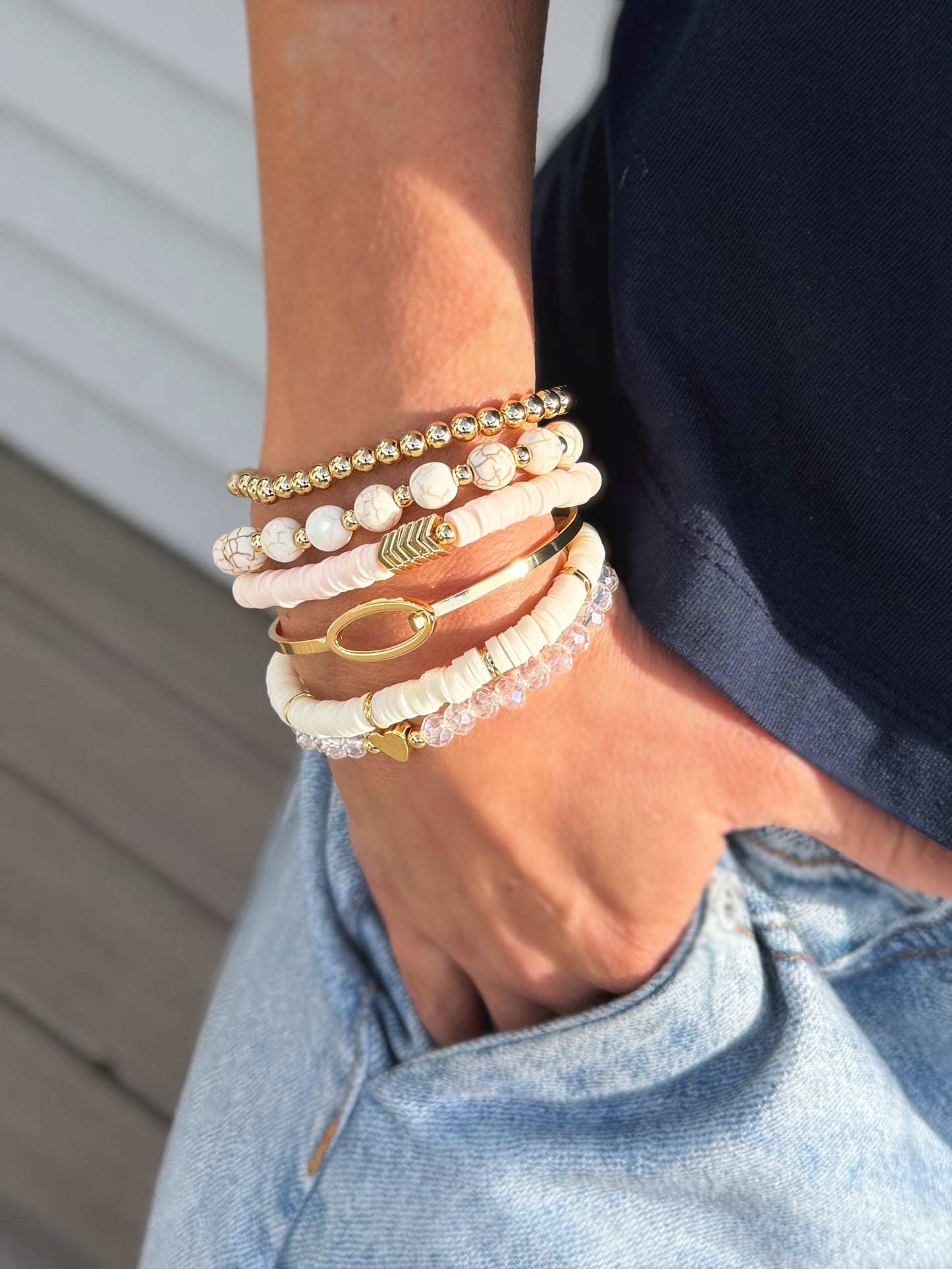 Boho Beaded Bracelet Stack