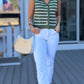 Al Fresco Striped Knit Vest