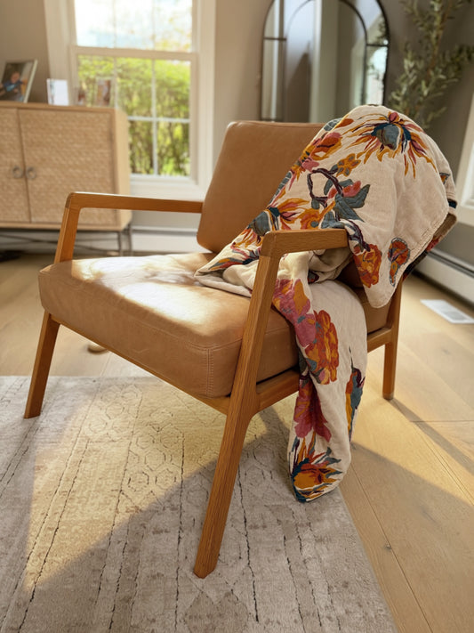 Floral Atelier Luxe Throw