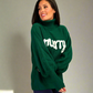 Merry & Bright Embroidered Turtleneck Sweater
