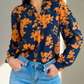 Perfect Bloom Notched Collar Blouse