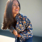 Vintage Charm Floral Denim Jacket