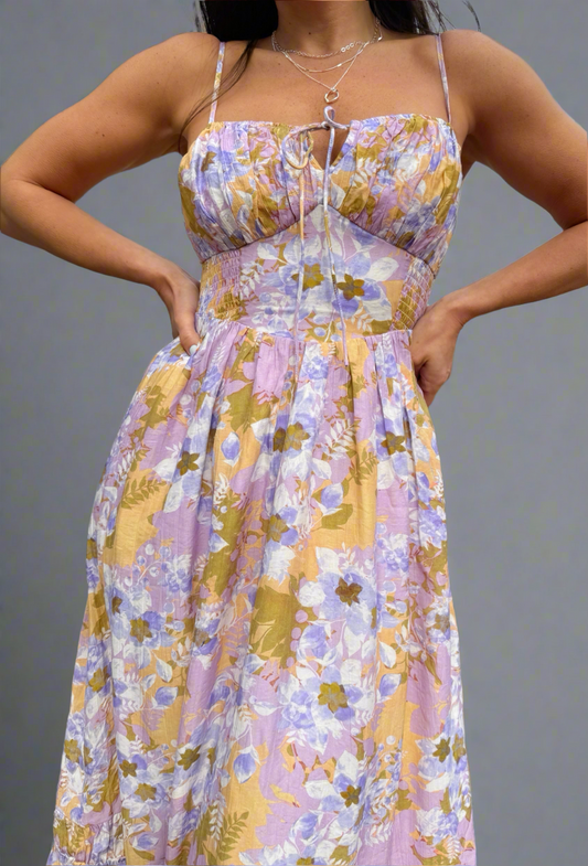 Garden Party Adjustable Fit Maxi Dress