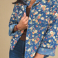 Vintage Charm Floral Denim Jacket