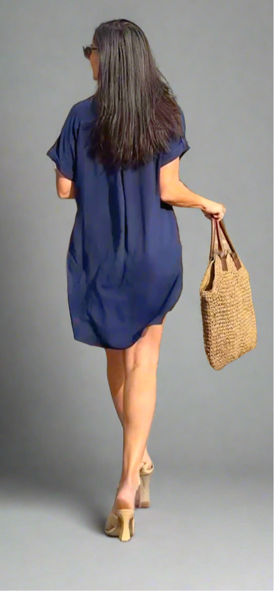 Summer Friday Woven Shirt Dress