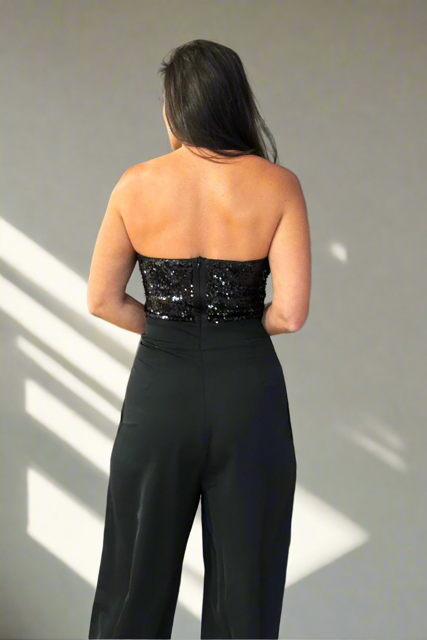 Champagne Shimmer Jumpsuit