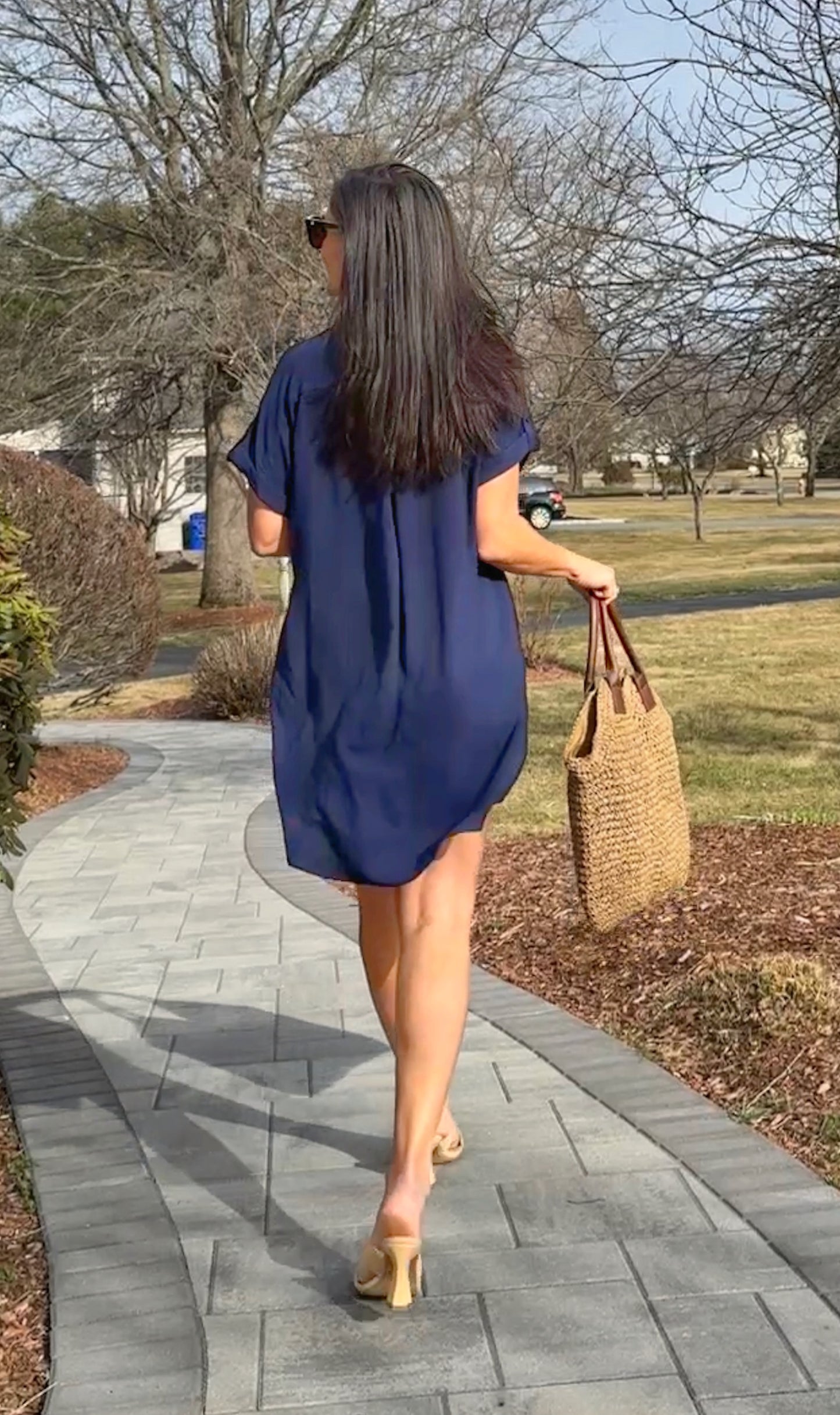 Brunch Envy Woven Shoulder Bag