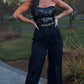 Champagne Shimmer Jumpsuit